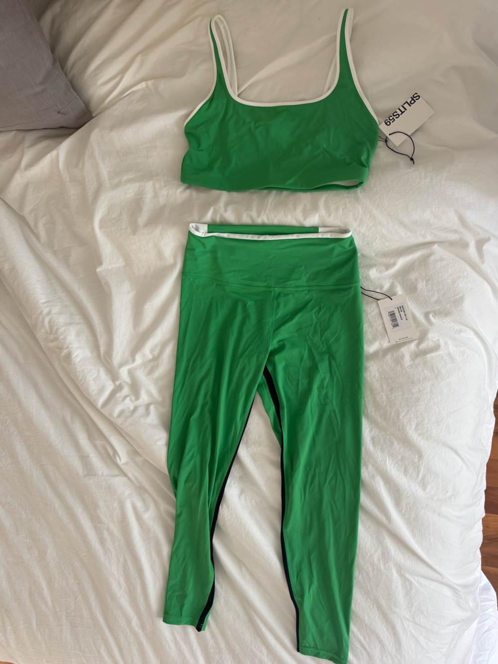 NWT Splits59 Green Sports Rigor Set w